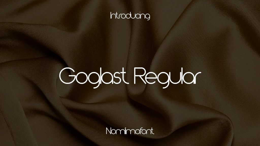 Goglast Regular Font Sample Images  1