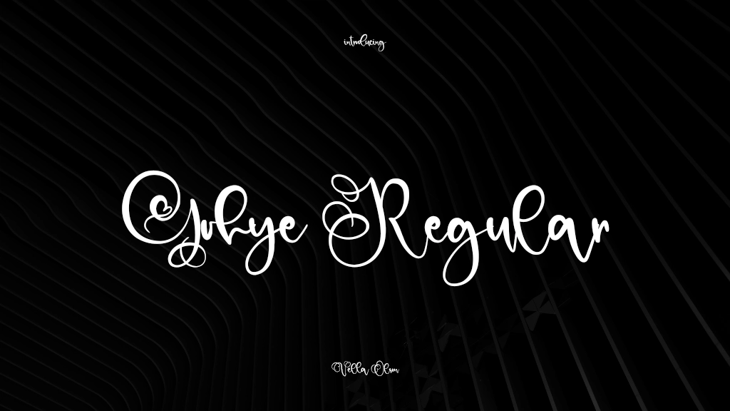 Gohye Regular Font Sample Images  1