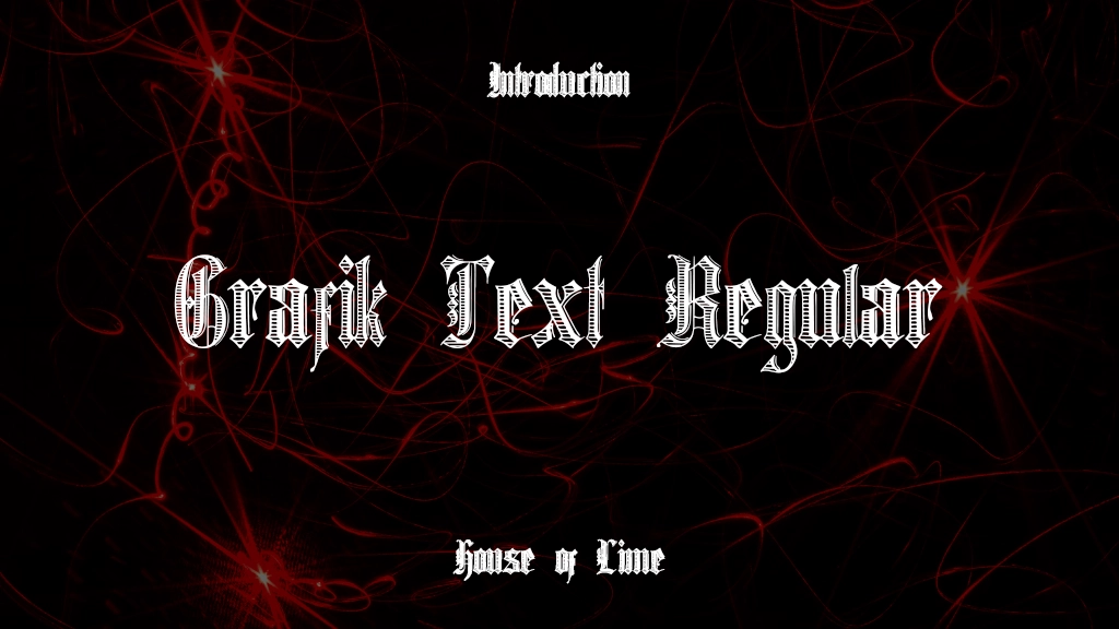 Grafik Text Regular Font Sample Image 1