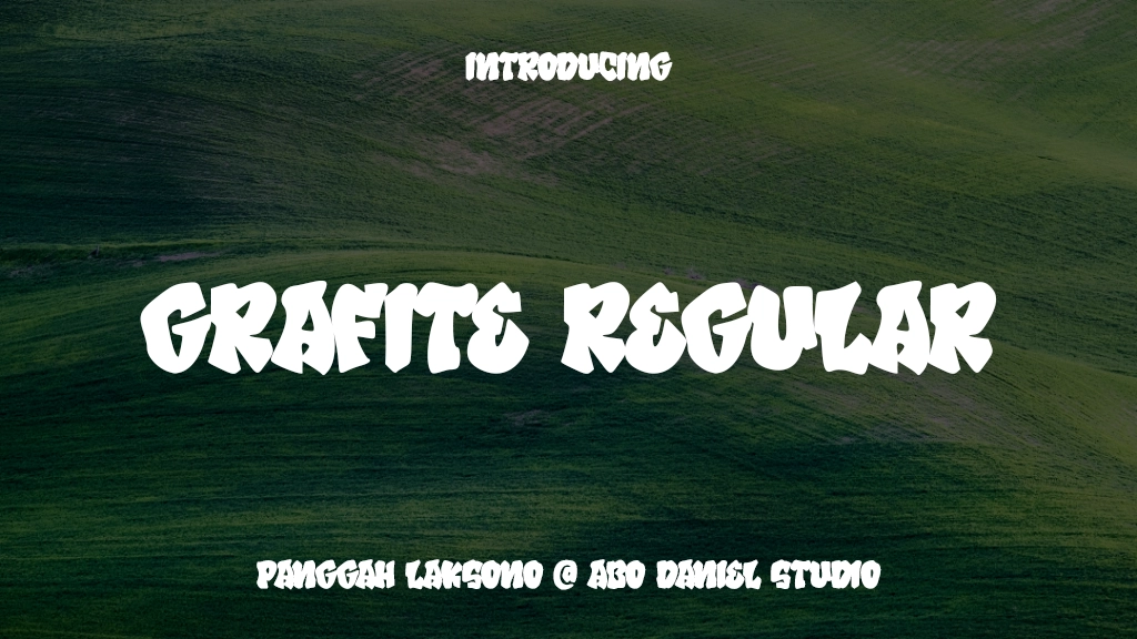 Grafite Regular フォントサンプル画像  1