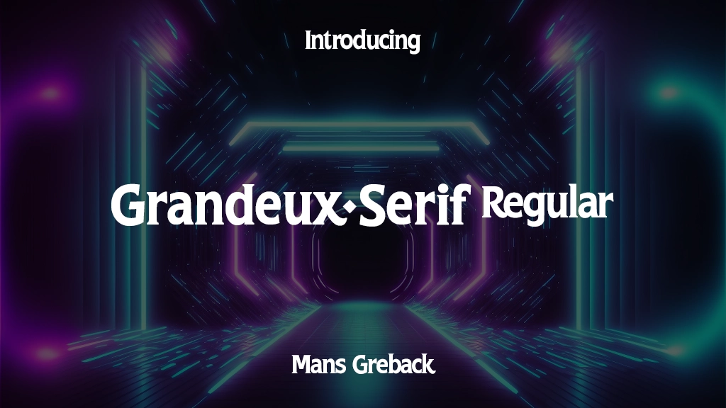 Grandeux Serif Regular Font Sample Images  1