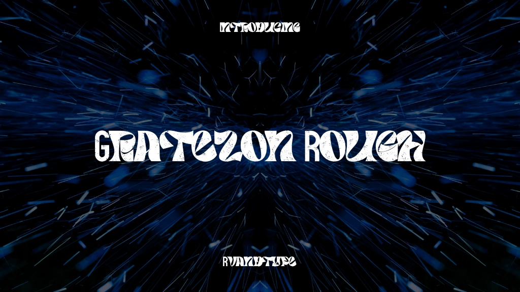 Gratezon Rough Font Sample Images  1