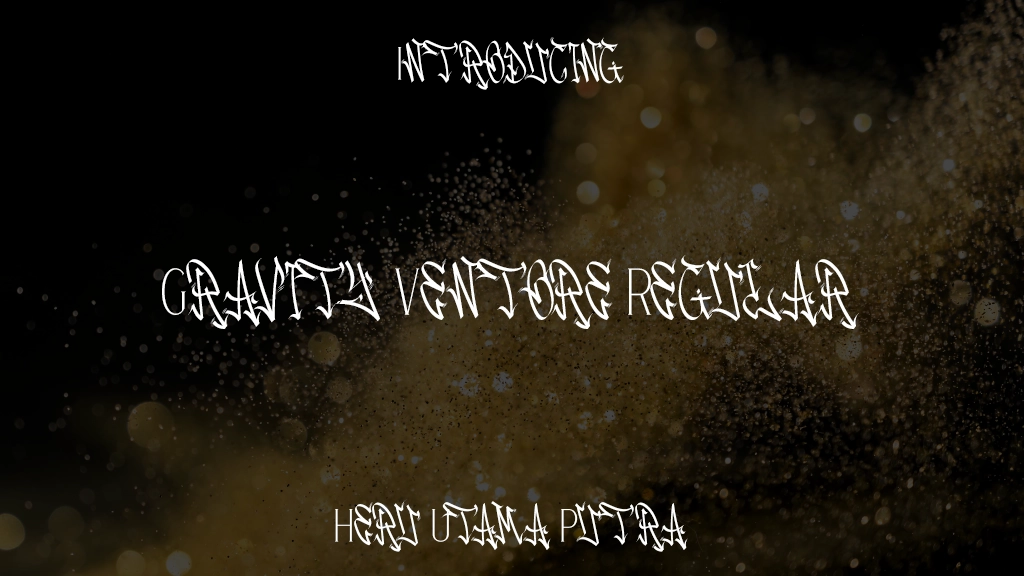 Gravity Ventore Regular Font Sample Images  1