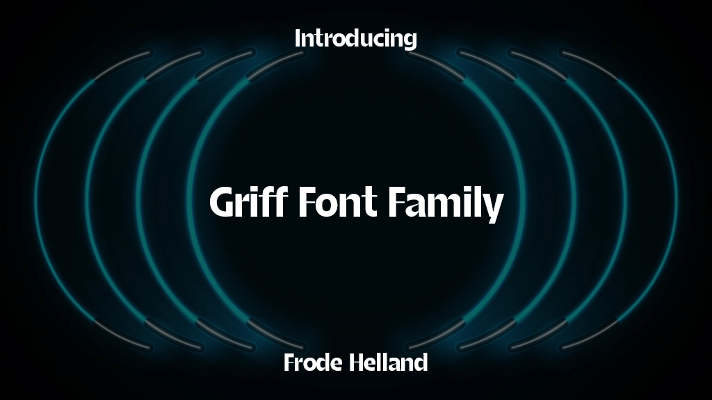 Griff Font Family Images d’exemples de polices  1