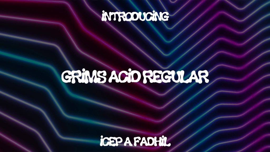 Grims Acid Regular Font Sample Images  1