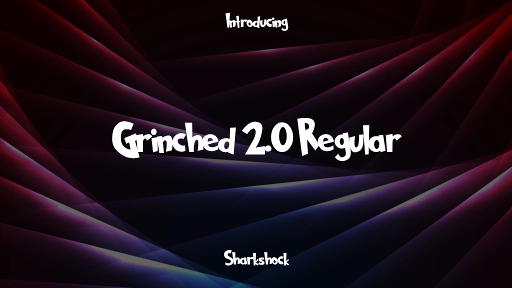 Grinched 2.0 Regular 字体样本图像  1