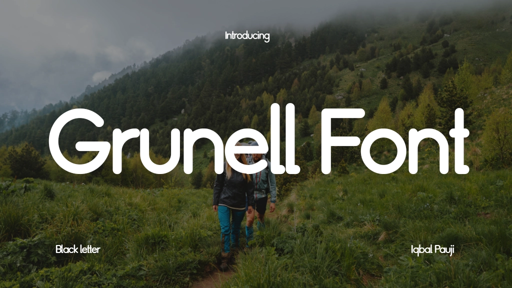 Grunell Font Font Sample Image 1