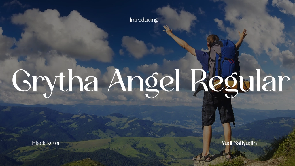 Grytha Angel Regular Font Sample Image 1