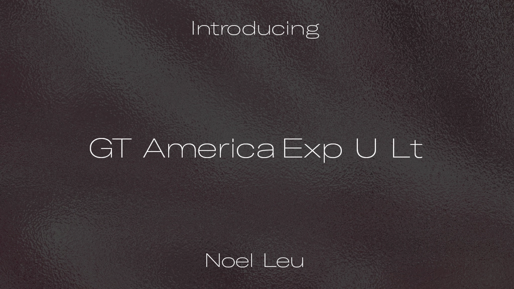 GT America Trial Exp U Lt Font Sample Images  1