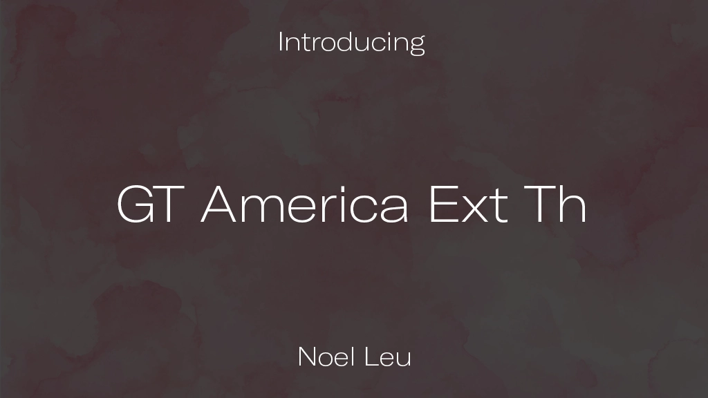 GT America Trial Ext Th Font Sample Images  1