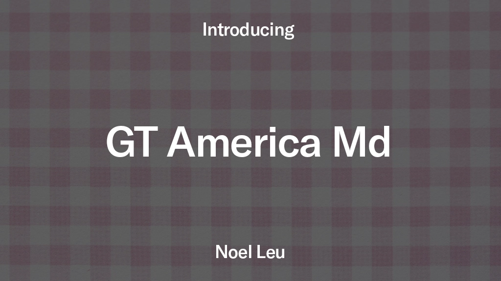 GT America Trial Md Font Sample Images  1