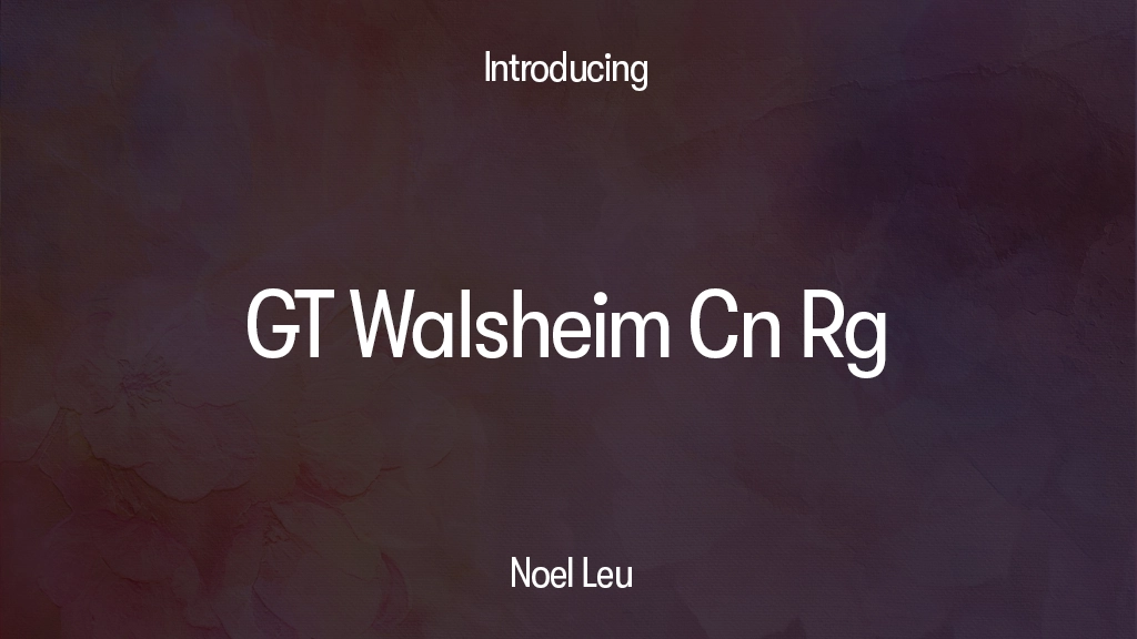 GT Walsheim Trial Cn Rg 글꼴 샘플 이미지  1