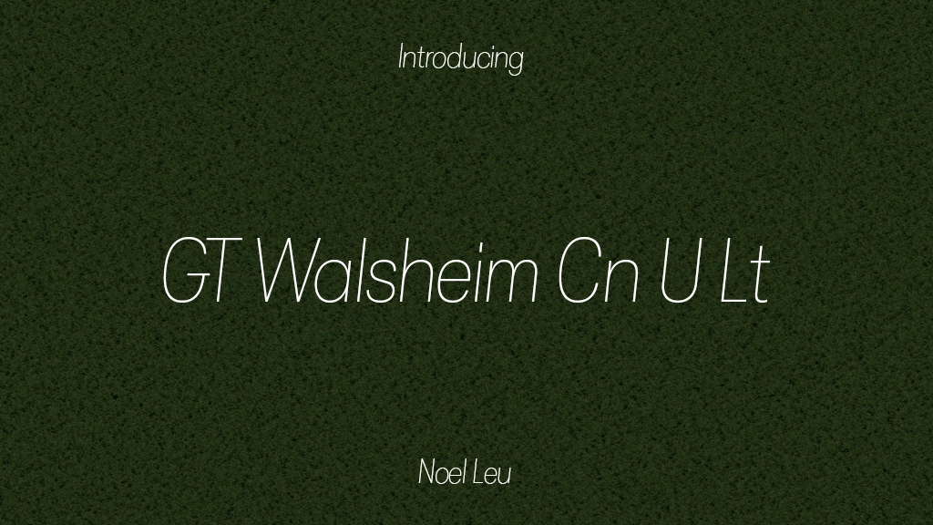 GT Walsheim Trial Cn U Lt Font Sample Images  1