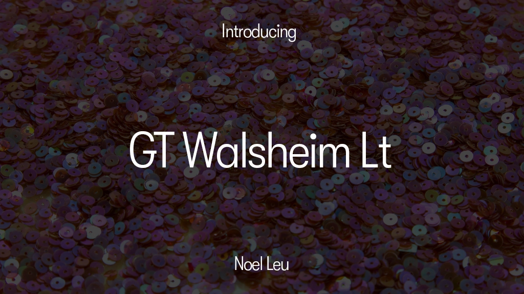 GT Walsheim Trial Lt 글꼴 샘플 이미지  1