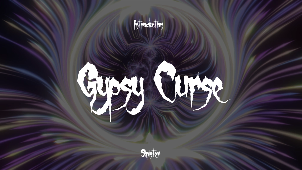 Gypsy Curse Font Sample Image 1