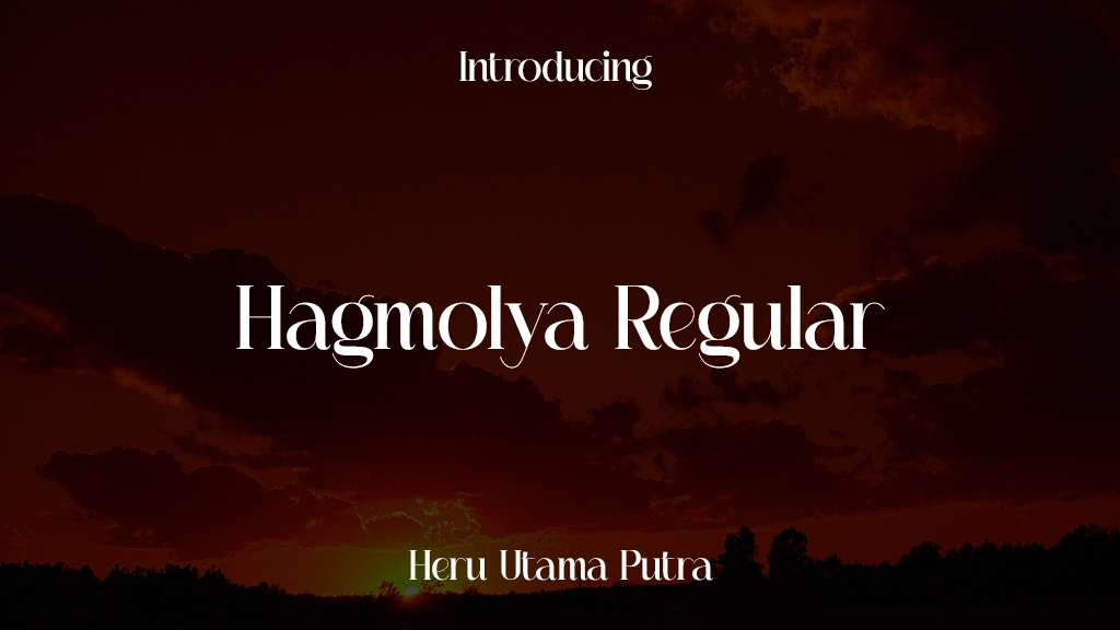 Hagmolya Regular Font Sample Images  1