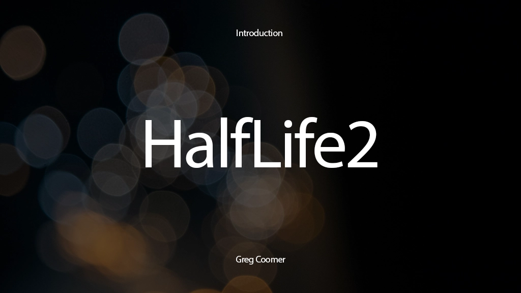 HalfLife2 字体样本图像  1