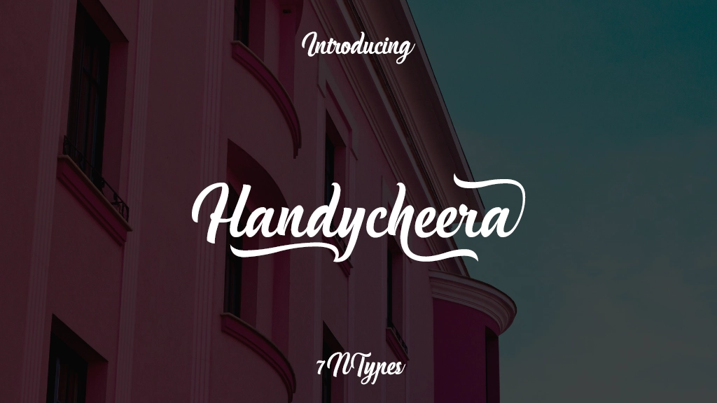 Handycheera Font Sample Images  1