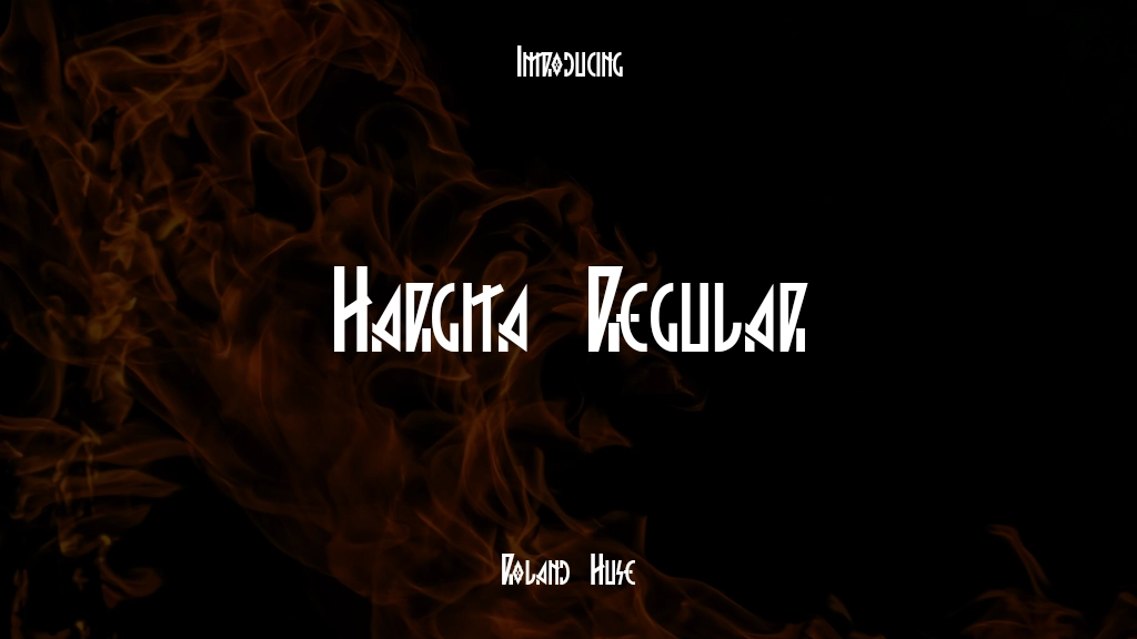 Hargita Regular Font Sample Images  1