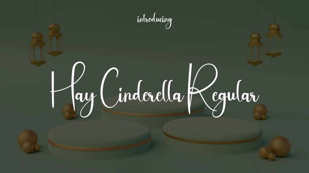 Hay Cinderella Regular Beispielbilder für Schriftarten  1