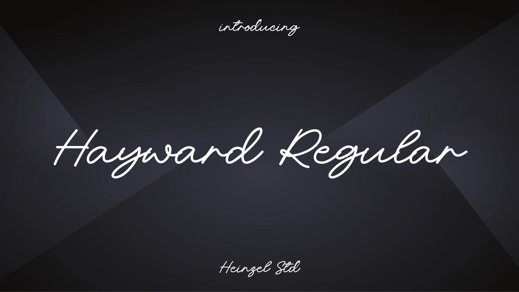 Hayward Regular Font Sample Images  1