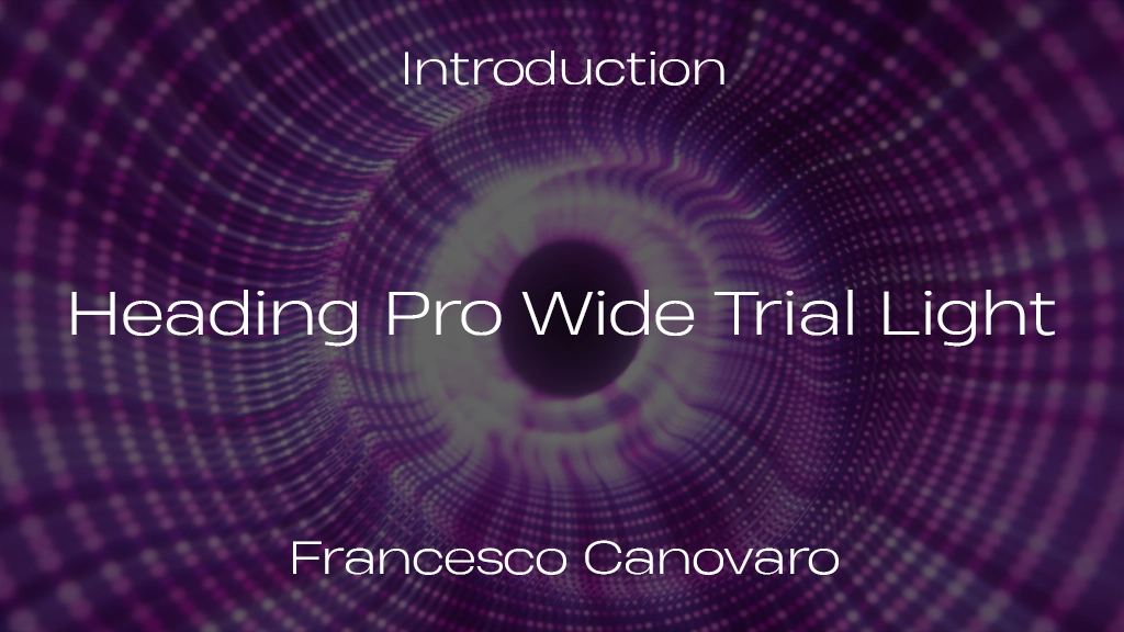 Heading Pro Wide Trial Light Font Sample Image 1