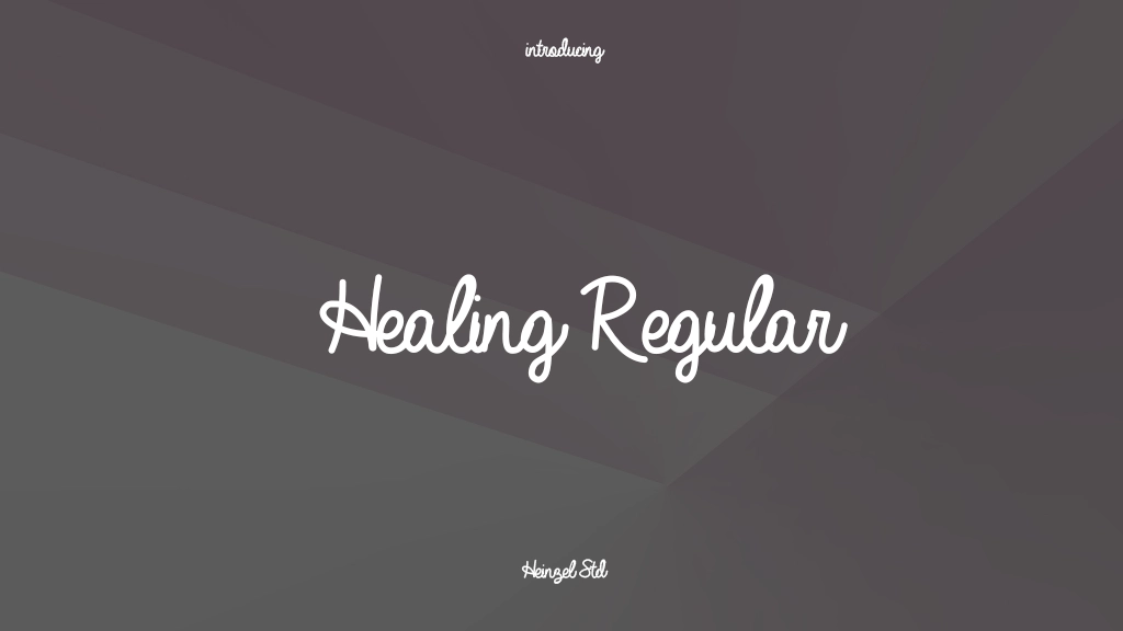 Healing Regular Imágenes de muestra de fuentes  1