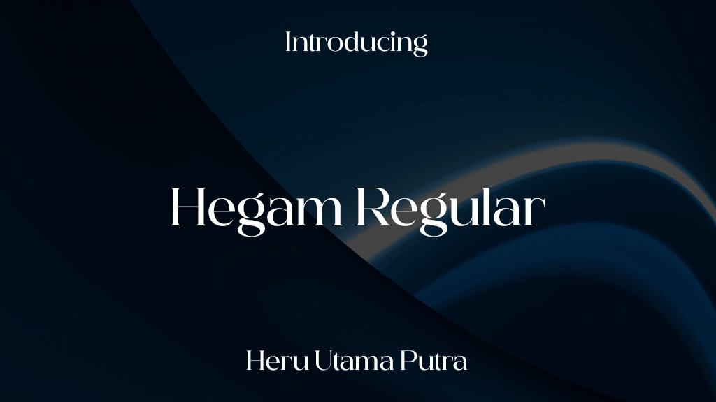 Hegam Regular Font Sample Images  1