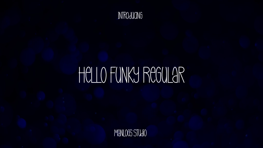 Hello Funky Regular Immagini di esempio dei caratteri  1