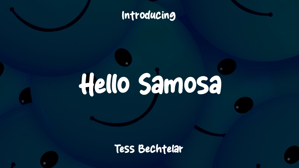 Hello Samosa Font Sample Images  1