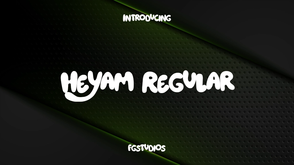 Heyam Regular Font Sample Images  1