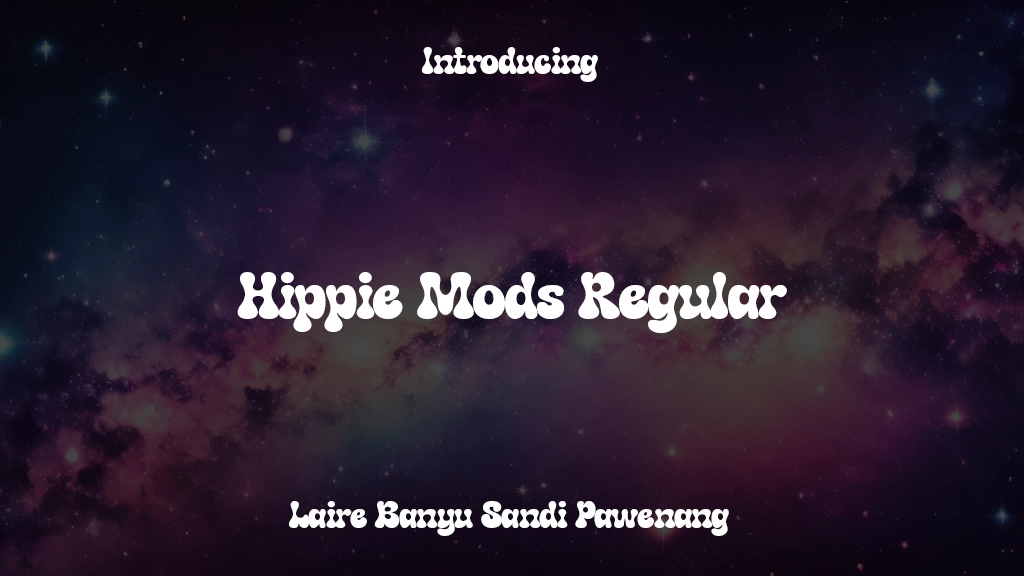 Hippie Mods Regular Font Sample Images  1