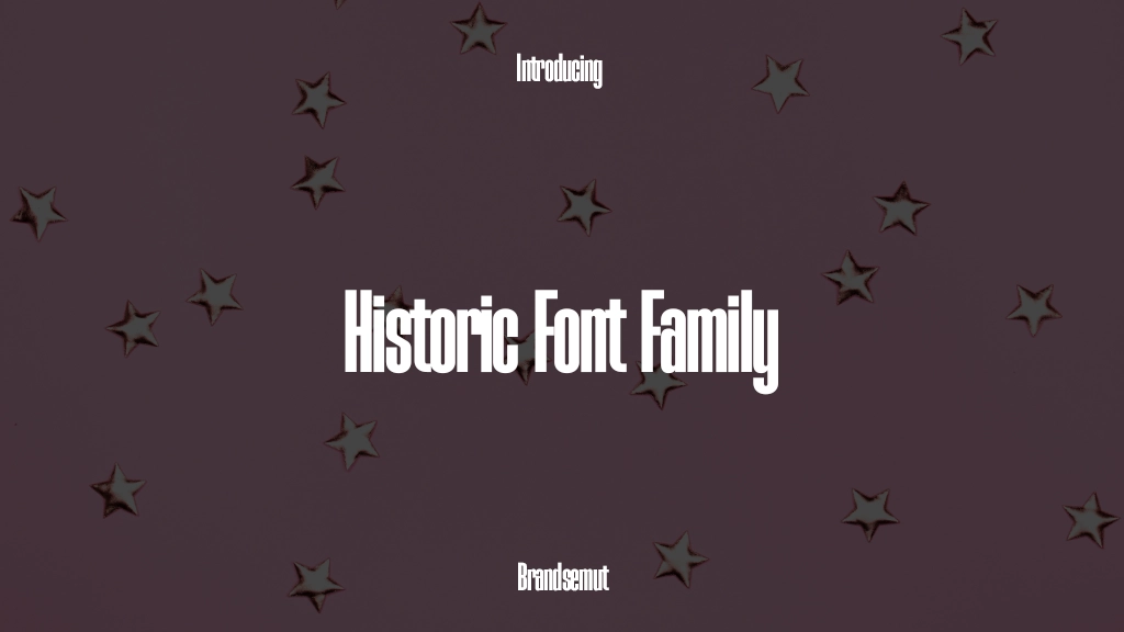 Historic Font Family Font Sample Images  1