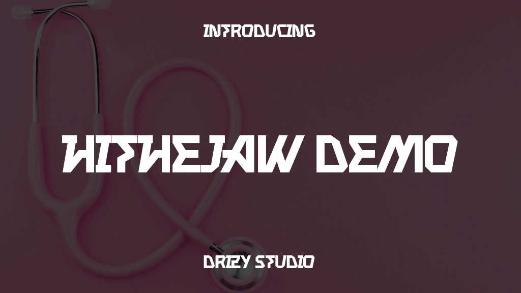 Hithejaw Demo Font Sample Images  1