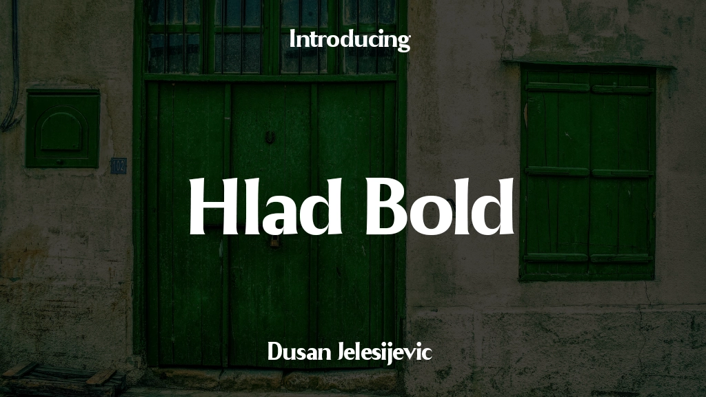 Hlad Bold Font Sample Images  1