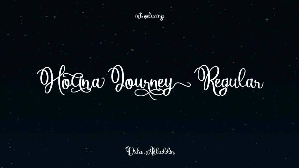 Holina Journey Regular Font Sample Images  1