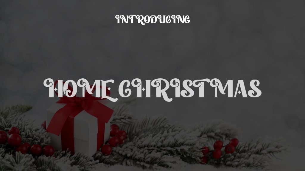 Home Christmas Font Sample Images  1