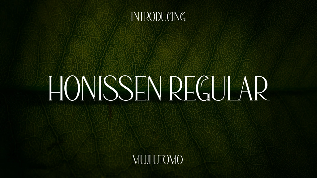 Honissen Regular Font Sample Images  1