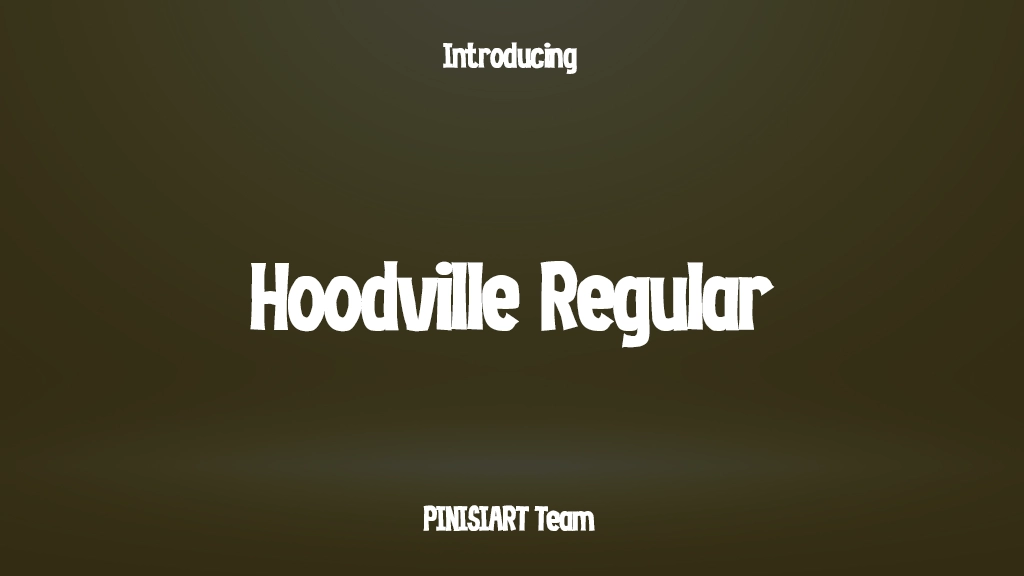 Hoodville Regular Font Sample Images  1