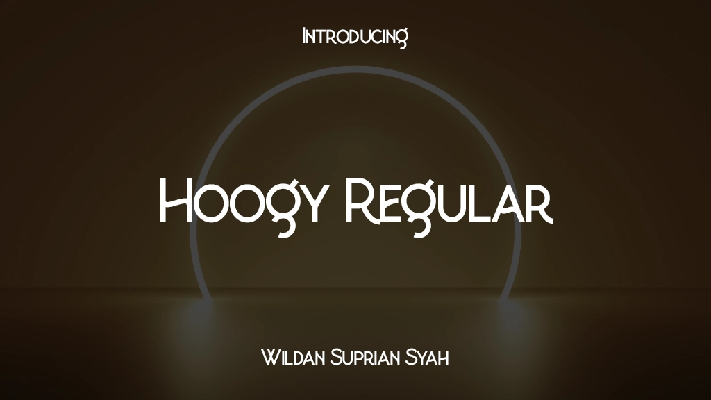 Hoogy Regular Font Sample Images  1