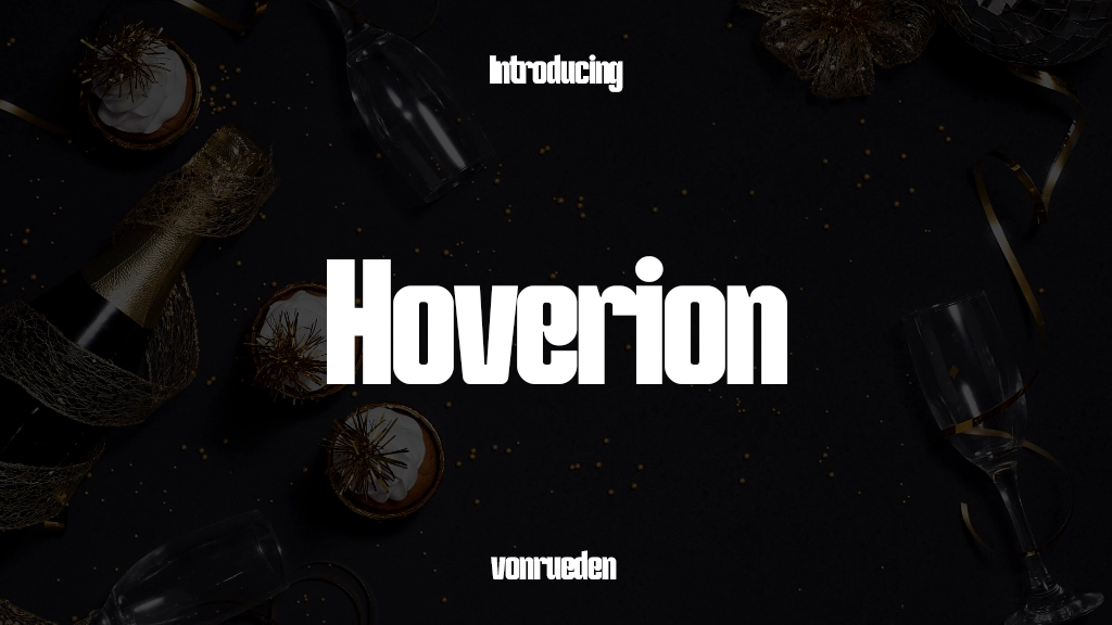 Hoverion Font Sample Images  1