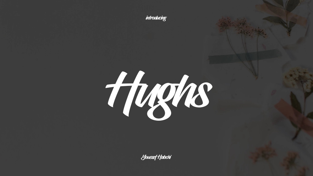 Hughs Font Sample Images  1