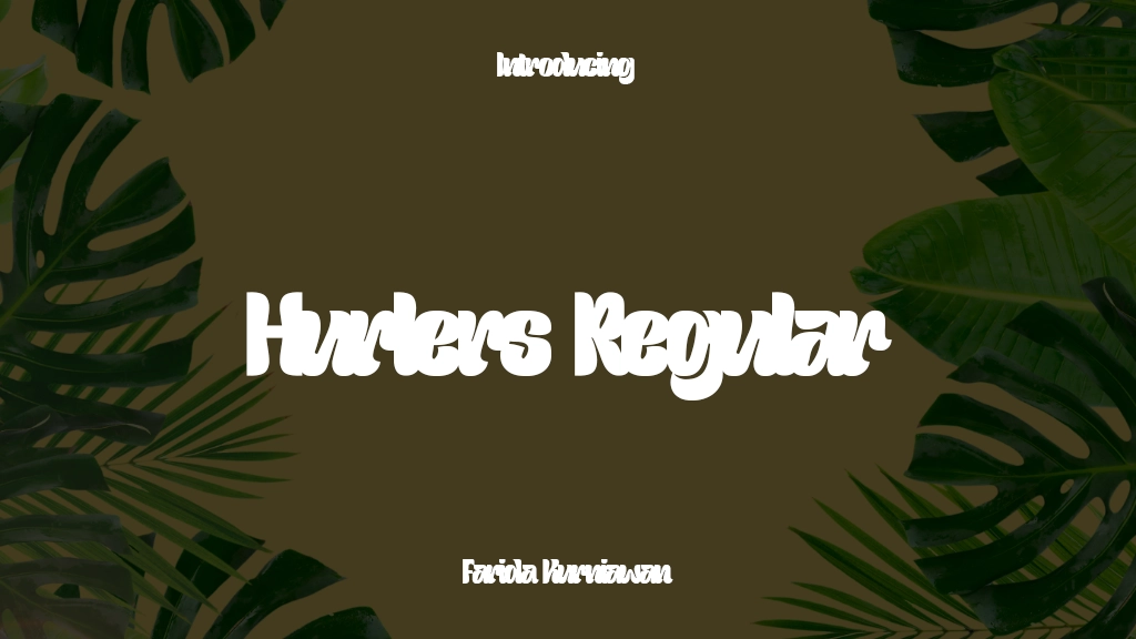 Hurlers_free Regular Font Sample Images  1