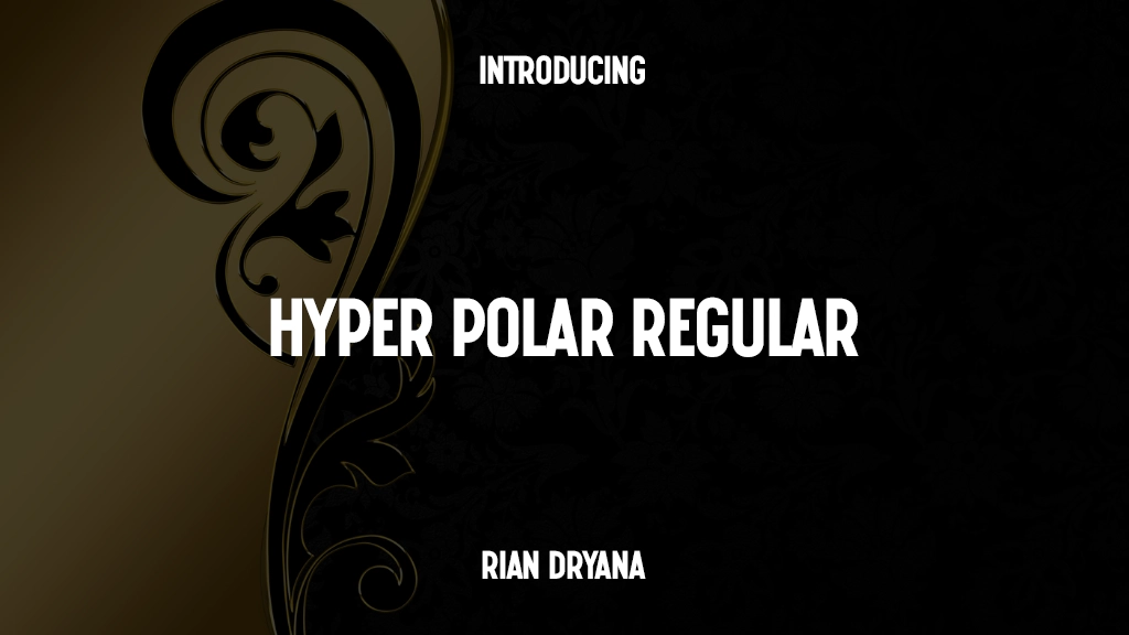 Hyper Polar Regular Imagens de amostra de fonte  1