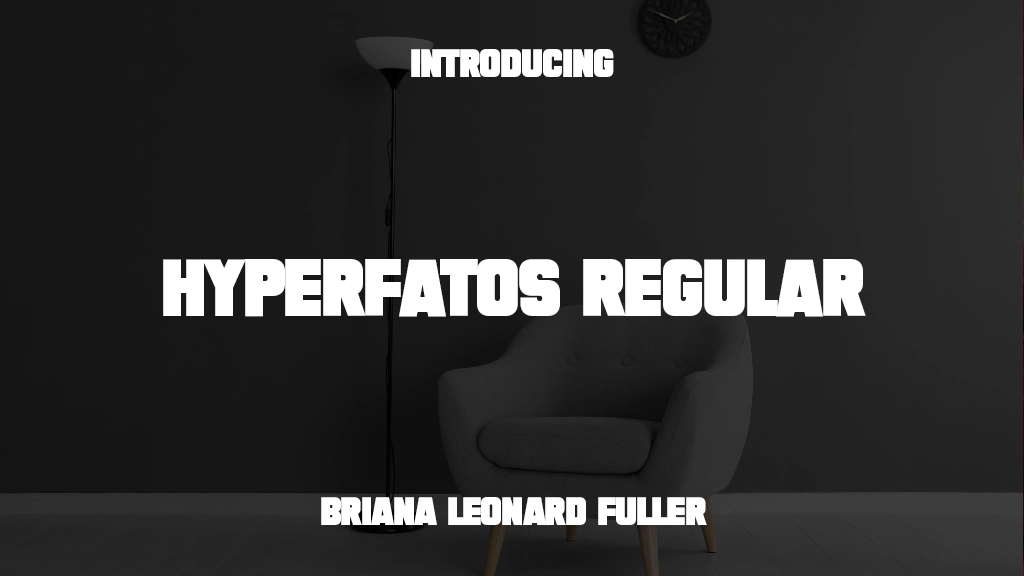 HyperFatos Regular Font Sample Images  1