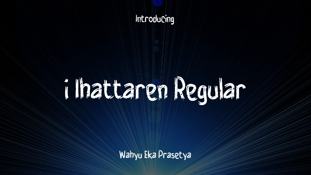 i Ihattaren Regular Font Sample Images  1