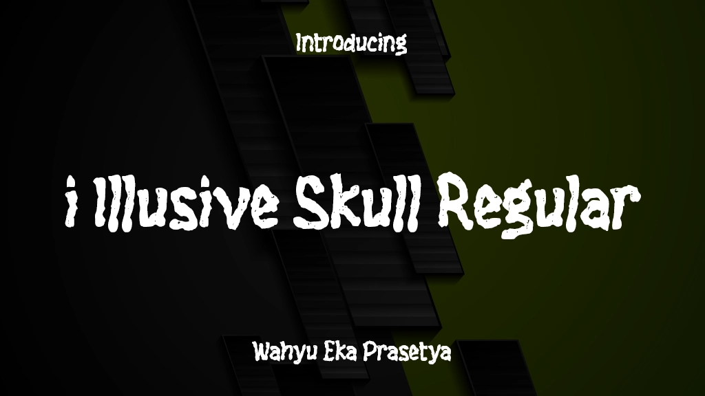 i Illusive Skull Regular Font Sample Images  1