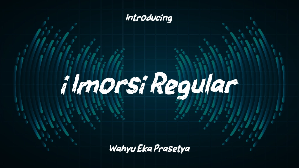 i Imorsi Regular Font Sample Images  1