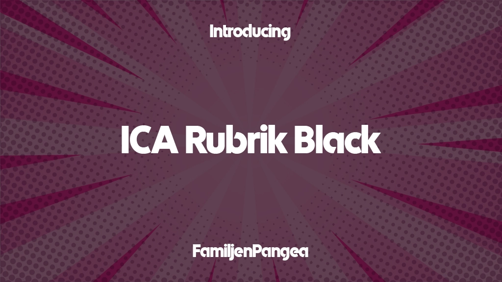 ICA Rubrik Black Font Sample Images  1