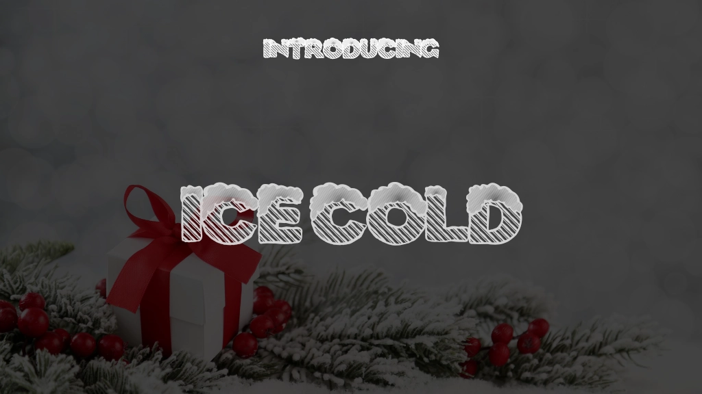 Ice Cold Font Sample Images  1